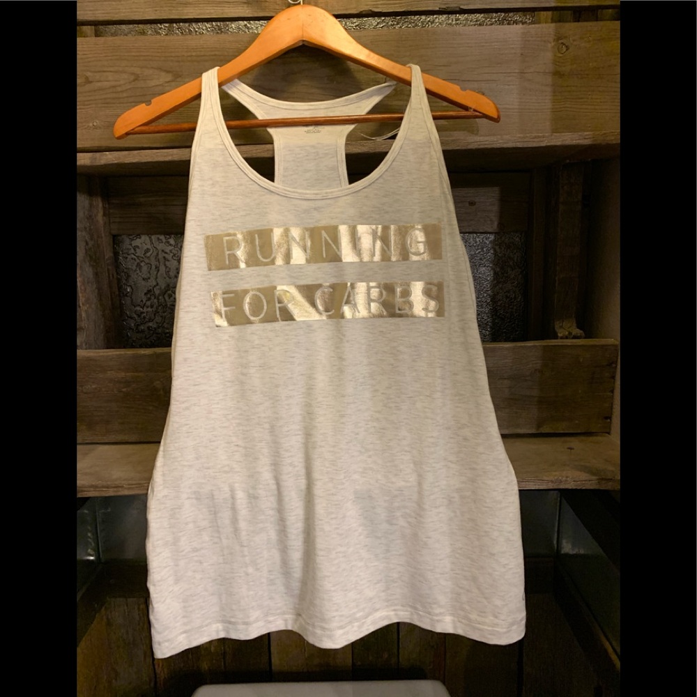 GapFit “running For Carbs” tank